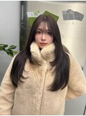 オリーブグレージュ/レイヤーカット