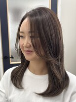 シャルムパリス(charme paris) オリーブベージュ 髪質改善 艶カラー