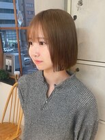 レス 伏見(LESS)&nbsp;[LESS 伏見/丸の内/栄/名古屋]ぱつっとベージュボブ★浅田