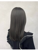 メゾンドイギー(MAISON de IGGY)&nbsp;オリーブグレージュ/つやストレート/ローレイヤー