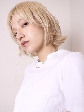 ヨファ ヘアー 芦屋店(YOFA hair) 似合わせカット30代40代50代ハイトーンショート0705