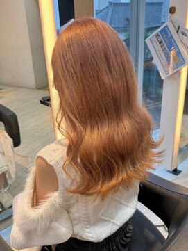インク サカエ(inq sakae) ブリーチカラーオレンジベージュ