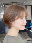 ナチュラルショートヘア/ショートカット/マッシュカット