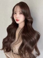 ヴィヴィッド オモテサンドウ(ViViD omotesando)&nbsp;髪質改善トリートメント 縮毛矯正 ロング シースルーバング