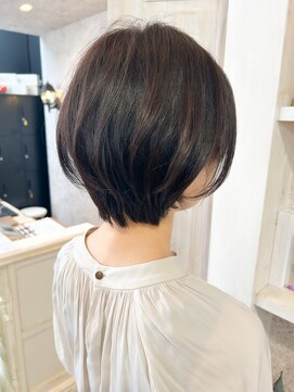 キャアリー(Caary) 福山美容室 20代30代40代 大人丸みショートボブ