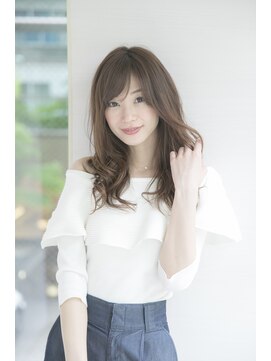 ルルディ バイ アフロディーテ銀座(luludi by APHRODITE) グレージュカラー/シルキーベージュ/斜めバング/銀座/髪質改善