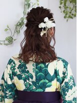 アルクバイネオリーブ 荻窪店(arc by neolive)&nbsp;袴着付けゆるふわハーフアップスタイル☆arc by neolive荻窪