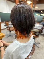 ヤソ(yaso)&nbsp;インナーカラー オレンジver