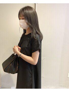 ローレンジウ(LOREN JU) 透明感髪質改善ベージュダブルカラーミルクティーグレージュ