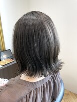 アゲート(agete)&nbsp;エドルカラーネイビー/外ハネボブ