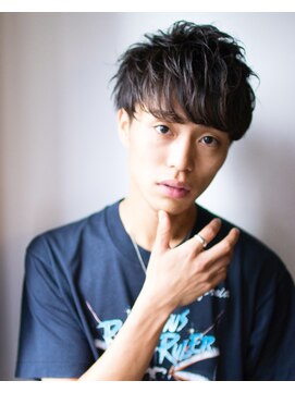 アントワープトーキョー(antwerp TOKYO) 『力石サトシ』波巻き束感ショートツーブロックマッシュ