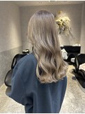 ダブルカラーベージュカラーケアブリーチハイトーンカラー韓国