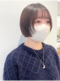 似合わせカット　イメチェン　ボブ　