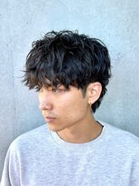 アソビ 表参道(ASOBI) ツイストスパイラルパーマ ウルフ