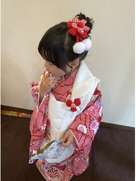 ヘアーミックス ニット(hair mix nitt) 七五三着付