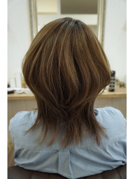 クラス(CLASS) 小顔クラゲヘアー×レイヤーミディアム×ハイライト