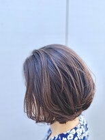 ルーファス 恵比寿 渋谷(Ruufus)&nbsp;大人綺麗なローレイヤーボブ×地毛活かしハイライト　2405