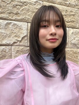 アース 八王子店(HAIR&MAKE EARTH) ◆顔まわりレイヤー◆レイヤーカット◆シースルーバング