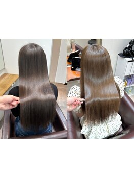 重さでごまかすトリートメントはもう卒業しませんか？【QOLU式髪質改善】は軽くても素髪でまとまる☆