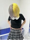 ツートーンカラー/デザインカラー/イエローカラー/名古屋美容院
