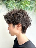 メンズカット/メンズパーマ/髪質改善/波巻きパーマ/阪急豊中