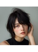 ショートボブ/くびれショート/大人ショート