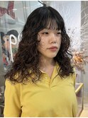くるくるAラインパーマ