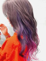 カー(KAH)&nbsp;インナーカラー　パープル　ピンク