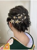 成人式前撮りヘアセット