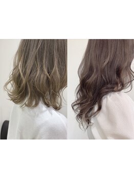 酸性パーマで髪のダメージを最小限に抑え、艶のある柔らかなパーマスタイルを実現♪毛先まで潤う美カールへ