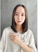 髪質改善・酸性・縮毛矯正ミディアムボブ