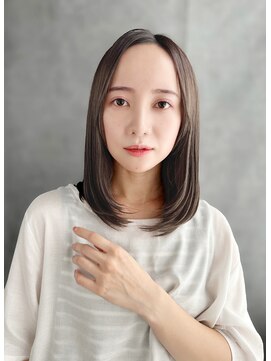 アーク(ARC+) 髪質改善・酸性・縮毛矯正ミディアムボブ