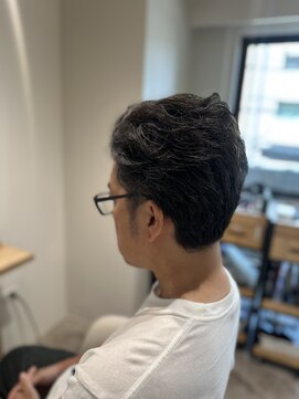 ソイクフ 四条大宮店(SOY-KUFU) MEN'S HAIR 20代30代40代50代◎似合わせカットブルーブラック