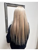 心斎橋×プルエクステ×ハイライト×ローライト×メッシュ