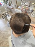 透明感カラーショート