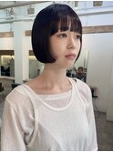 layer mini bob/切りっぱなしbob/ワイドバング_下北沢