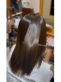 縮毛矯正、髪質改善ストレート