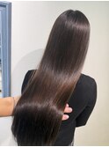 艶ロングストレートココアブラウン