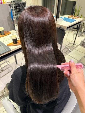 チョコレートブラウン×URUGAMI【髪質改善】