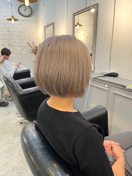 ラム(L'am) ボブ/ミルクティーカラー/高松