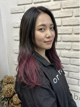 ビランチェ 池袋(bilancia) グラデーションピンク/バーガンディ/グラデーションカラー