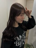 エイチ(811)&nbsp;レイヤーボブヘアカラーバレイヤージュ50代くるみちゃんヘア