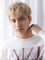 グルーミングサロン バーバー キャッスル 北浦和西口(Grooming salon Barber Castle)&nbsp;10代20代学生ホワイトブロンド刈り上げマッシュ韓国ヘアb北浦和