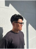 【朝ラク】大人メンズ毛流れパーマ