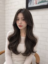 アース 宮崎昭栄店(EARTH) 【韓国風ヨシンモリ×艶ダークグレージュ】