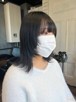 hyon myon/RISEbyREVO 綾瀬店【ヒョンミョン】&nbsp;ハッシュカット/デザインカラー/グレージュ[綾瀬駅/韓国ヘア]
