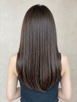 ライナス(Linus)&nbsp;髪質改善艶カラーアッシュグレージュ美髪レイヤーストレート