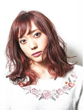 ホルム(HolMe) ガーリーロブ★インナーピンク