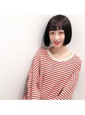 大人可愛い20代30代40代☆艶たっぷり黒髪小顔ボブ！ミニボブ