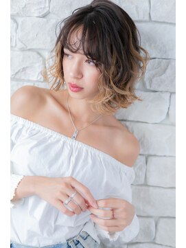 ジャストヘア ラポール 北久里浜店(just hair RAPPOR) フェミニンカット　外国人風カラー　バレイヤージュ